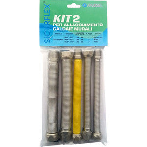 Kit Raccordo Inox Estensibile 1/2 Per Caldaia Kit 2- 1,0 Pz