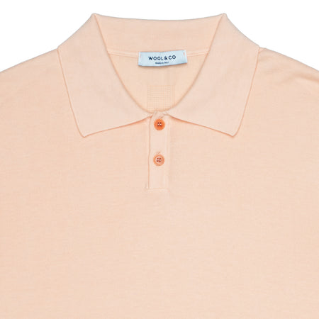 WOOL &amp; CO Polo Uomo Wool &amp; Co Filo Maglia Cotone Sunset da uomo