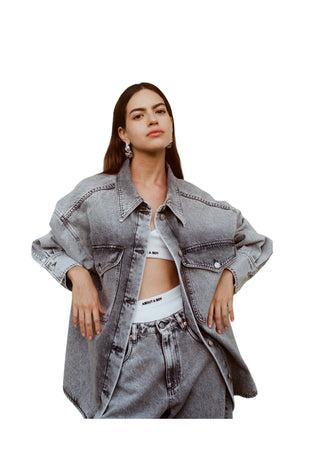 ERIKA CAVALLINI Camicia Donna denim da donna