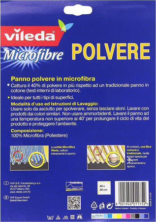 Vileda Manico Universale Per Scope In Acciaio Cm. 130 Pratico E Leggero Acciaio Rosso