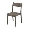 SEDIA VESTA IN POLIPROPILENE FIBRA VETRO IMPILABILE CM. 41X41X83H PEZZI 2