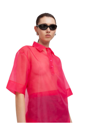 WEILI ZHENG Camicia Donna Weili Zheng polo in organza da donna
