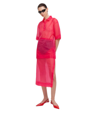 WEILI ZHENG Gonna Donna Weili Zheng in organza da donna