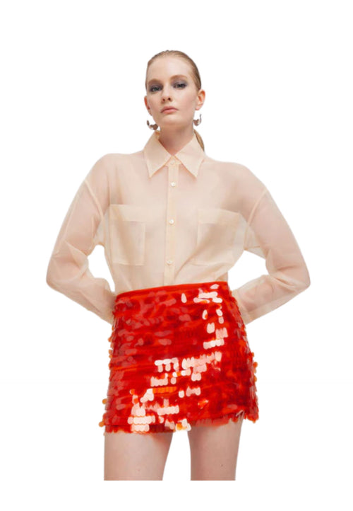 WEILI ZHENG Gonna Donna Weili Zheng mini-paillettes da donna