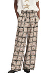 AKEP Pantalone Donna Akep fantasia a fiori da donna