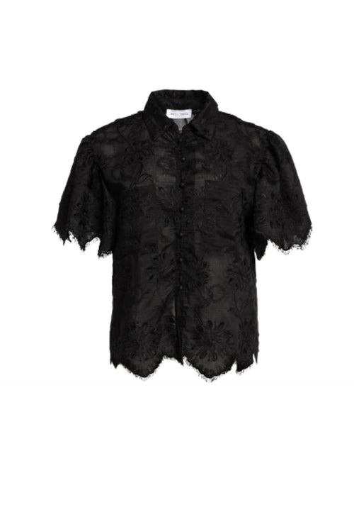 WEILI ZHENG Camicia Donna Weili Zheng corta ricamata da donna