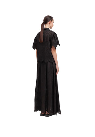 WEILI ZHENG Camicia Donna Weili Zheng corta ricamata da donna