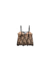 ANIYE BY Crop top LEONIE Donna carne con pizzo nero da donna