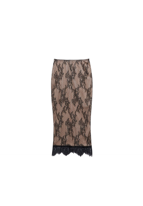 ANIYE BY Gonna midi LEONIE Donna fantasia pois e pizzo da donna
