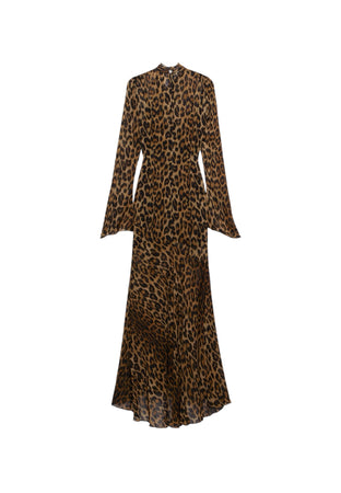 ANIYE BY Vestito lungo LILY maculato Donna laccio al collo da donna