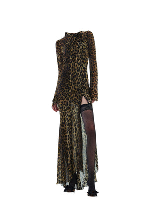 ANIYE BY Vestito lungo LILY maculato Donna laccio al collo da donna