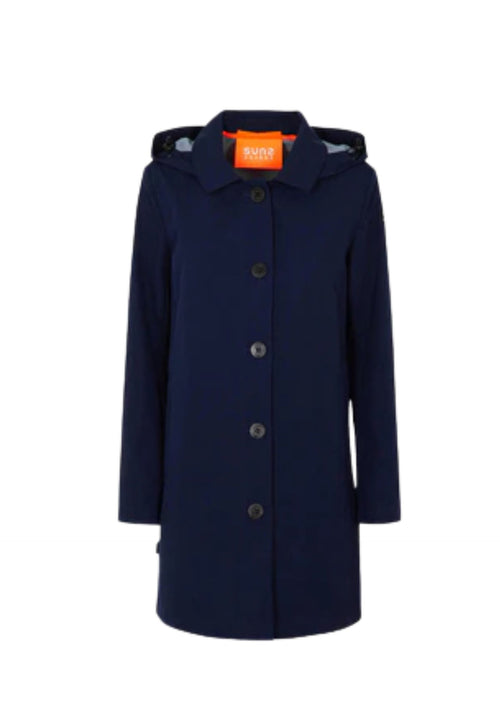 SUNS Trench Donna Suns Crocetta Navy da donna