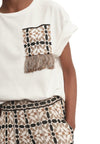 AKEP T-shirt Donna Akep con taschino da donna