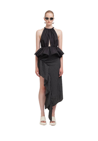 WEILI ZHENG Top Donna Weili Zheng con balza da donna