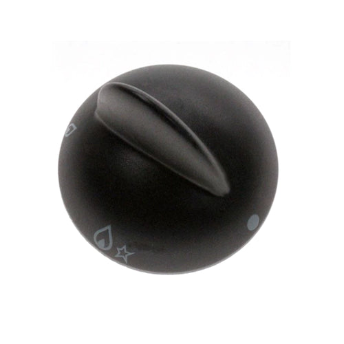 Manopola Nera per Piano Cottura Rex PBL64UV, PNL64UV, PNL64V, PTL64UV