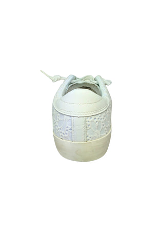 D.A.T.E. Scarpe Donna DATE Hill Low-Pop San Gallo. Fantasia in pizzo bianco. da donna