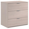 KIT COMO' CASSETTIERA 3 CASSETTI CM. 80X38X77 BIANCO O ROVERE CHIARO