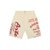 ARTE ANTWERP Bermuda Arte Antwerp Red Print Shorts da uomo