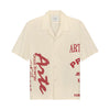 ARTE ANTWERP Camicia Arte Antwerp Red Print Shirt da uomo