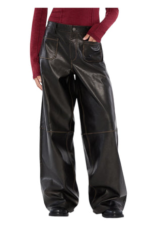GUESS ORIGINALS Pantalone Donna Guess Originals Ecopelle da donna