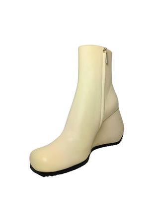 sergio rossi Scarpe Donna Sergio Rossi Stivaletto con zeppa- Suola in gomma- Chiusura con cerniera laterale da donna