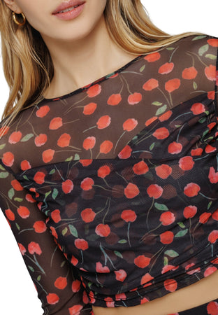 MAR DE MARGARITAS Top Donna corto da donna