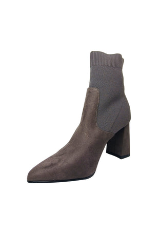 STEVE MADDEN Scarpe Donna Steve Madden Stivaletto Elasticizzato a punta con tacco. Ramp Up Grey da donna