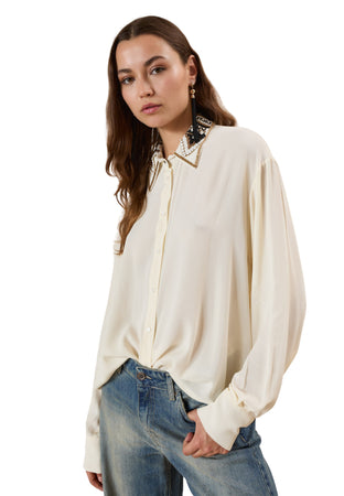 SOUVENIR Camicia Donna collo perline da donna