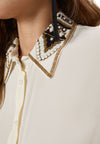 SOUVENIR Camicia Donna collo perline da donna