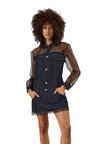 SOUVENIR Abito Donna ccon organza da donna
