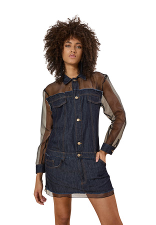 SOUVENIR Abito Donna ccon organza da donna