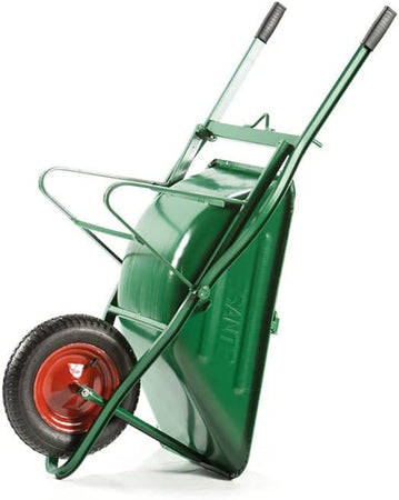 Carriola Per Edilizia Ribaltabile C/Vasca Verde Zincata Smontata Lt.75 Vasca Verde Zincata Smontata Lt.75 Spessore 8/10 Bpa