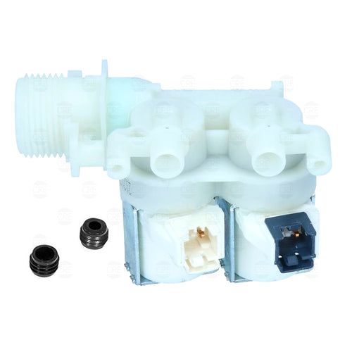 Elettrovalvola 2 Vie IE2U 7 LT. 90° per Lavatrice Ariston, Indesit, Hotpoint
