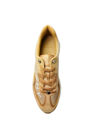 Givenchy Scarpa Uomo Sneakers bassa beige. Chiusura con lacci. Inserti in pelle scamosciata. Logo laterale. da uomo
