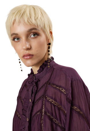 SOUVENIR Camicia Donna collo coreana da donna