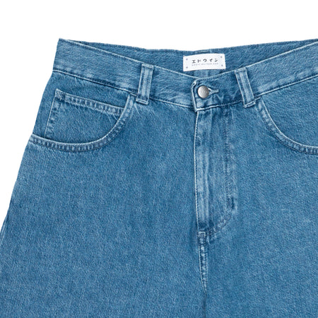 EDWIN Bermuda Uomo Edwin Worker Blue - light stone washed da uomo