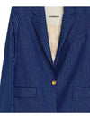 APAPERKID Blazer Donna gessato over da donna