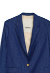 APAPERKID Blazer Donna gessato over da donna