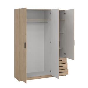 KIT ARMADIO SPRINT 3 ANTE E 3 CASSETTI CM. 147X50X200H