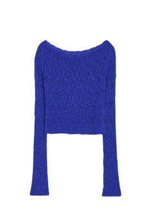 APAPERKID Maglia Donna scollo a barca da donna