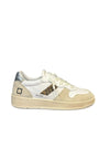 D.A.T.E. Donna d.a.t.e. COURT 2.0 VINTAGE CALF WHITE-LEOPARD da donna