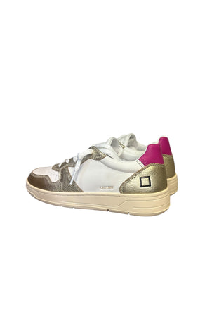 D.A.T.E. Donna d.a.t.e. COURT LAMINATED WHITE-PLATINUM da donna