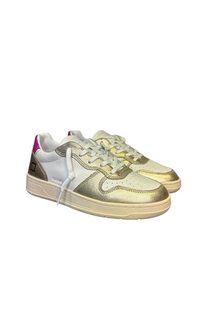 D.A.T.E. Donna d.a.t.e. COURT LAMINATED WHITE-PLATINUM da donna