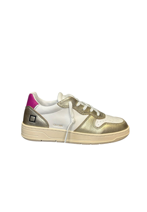 D.A.T.E. Donna d.a.t.e. COURT LAMINATED WHITE-PLATINUM da donna