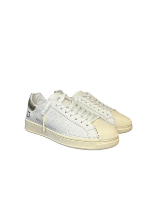 D.A.T.E. Donna d.a.t.e. BASE CALF WHITE-PLATINUM da donna