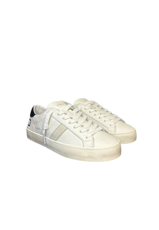 D.A.T.E. Donna d.a.t.e. HILL LOW CALF WHITE-BLACK da donna