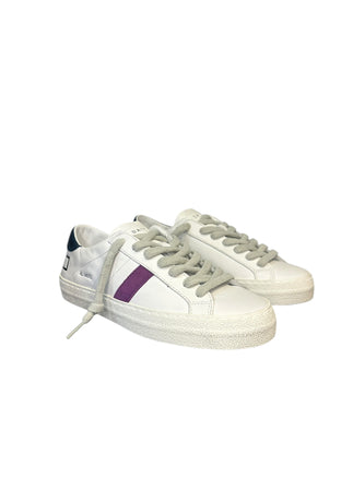 D.A.T.E. Donna d.a.t.e. HILL LOW VINTAGE CALF WHITE-PETROL da donna