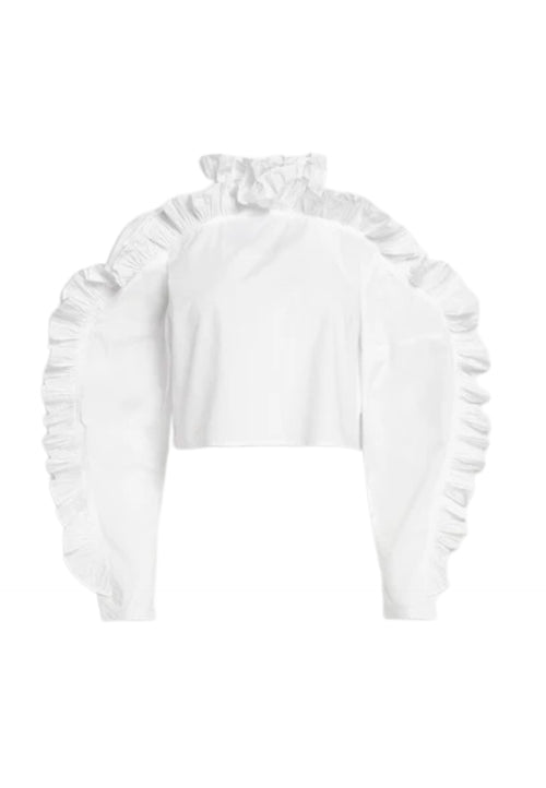 WEILI ZHENG CROP TOP Donna Weili Zheng RUCHES da donna