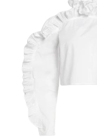 WEILI ZHENG CROP TOP Donna Weili Zheng RUCHES da donna