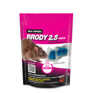 Esca Topicida Fresca Brody 2.5 150 G Blu Zucchero- 1,0 Pz